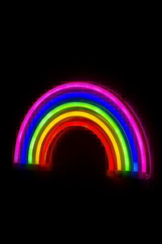 Néon arc-en-ciel - Multicolore
