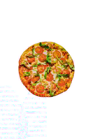 Plaid Pizza végétarienne - 180 cm - Rouge