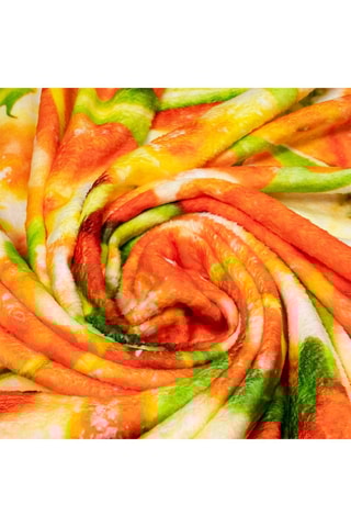 Plaid Pizza végétarienne - 180 cm - Rouge