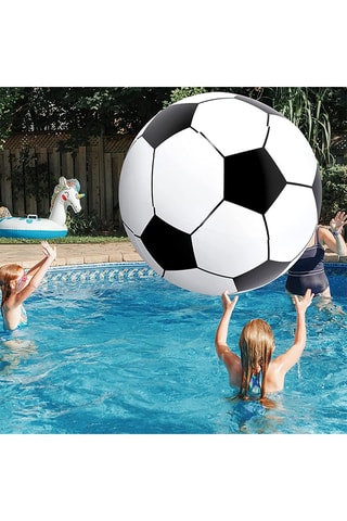 Ballon de football gonflable géant - 100 cm