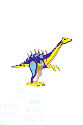 Casse-tête en bois 3D dinosaure - 39 pièces - Dès 8 ans