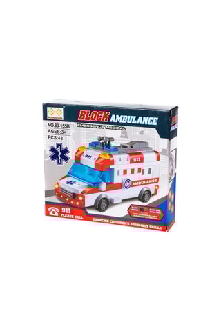 Ambulance à construire - 48 pièces - Dès 3 ans