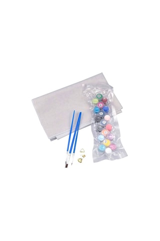 Peinture par numéro éléphant et girafe - 40 x 50 cm - Dès 3 ans