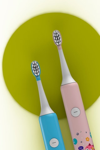 Brosse à dents électrique pour enfants avec batterie rechargeable et têtes