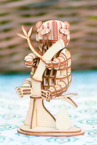 Puzzle Panda 3D en bois - 67 pièces - Dès 3 ans