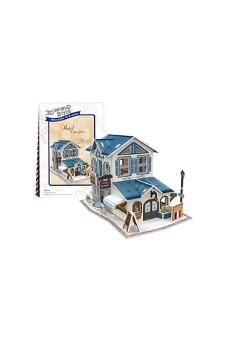 Puzzle 3D Hôtel français classique - 32 pièces - Dès 6 ans