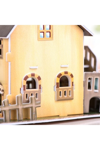 Puzzle 3D Maison française avec jardin - 33 pièces - Dès 6 ans