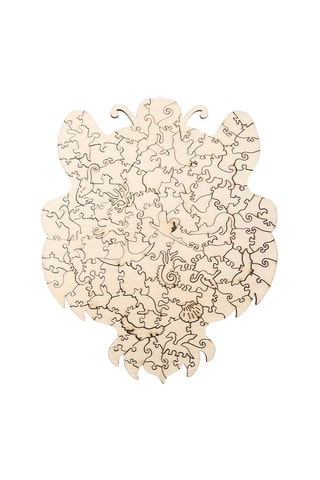 Puzzle tigre 3D en bois - Dès 3 ans - A4