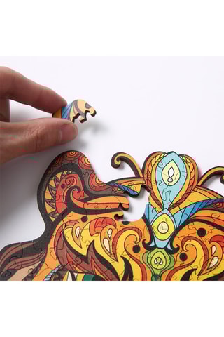 Puzzle tigre 3D en bois - Dès 3 ans - A4