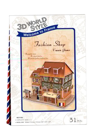 Puzzle 3D Magasin de vêtements - 31 pièces - Dès 6 ans