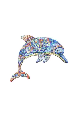 Puzzle dauphin 3D en bois - Dès 3 ans - A4