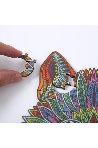 Puzzle loup 3D en bois - Dès 3 ans - A5