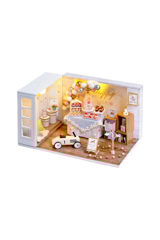 Maquette 3D jeune couple en bois 