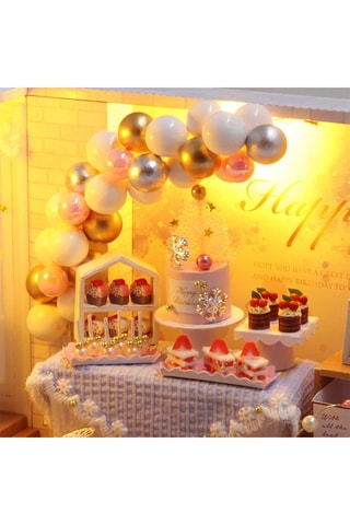 Maquette 3D jeune couple en bois 