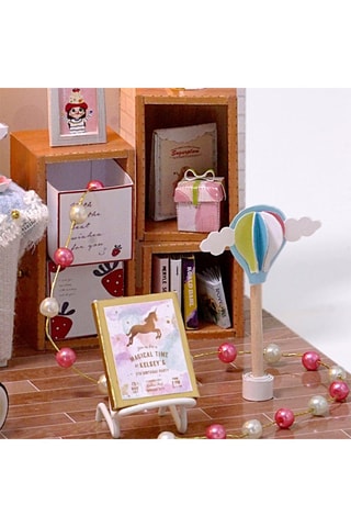 Maquette 3D jeune couple en bois 