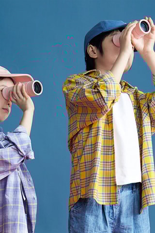 Jumelles pour enfant - Rose