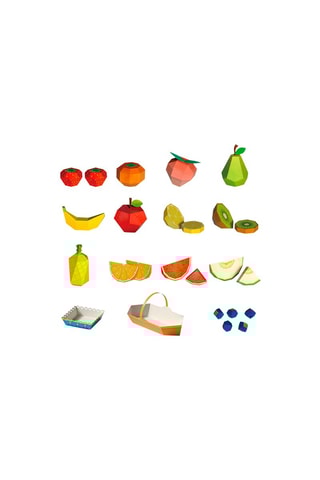 Set Origami 3D fruits - Dès 3 ans