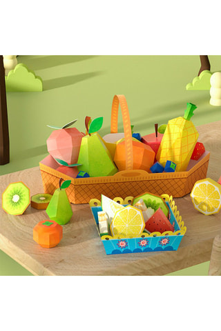 Set Origami 3D fruits - Dès 3 ans