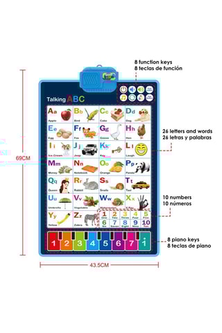 Alphabet électronique interactif pour apprendre l'anglais - Dès 3 ans