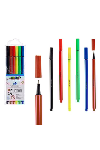 6 stylos-feutres 