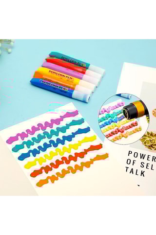 6 stylos magiques 3D - 6 encres