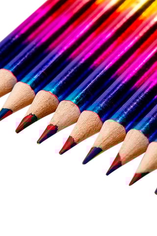 12 crayons de couleurs - Multicolore