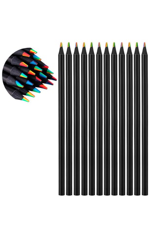 12 crayons de couleurs - Multicolore