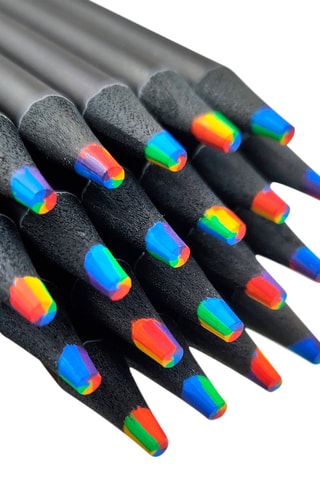 12 crayons de couleurs - Multicolore