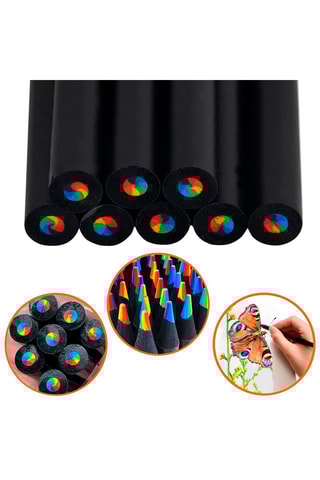 12 crayons de couleurs - Multicolore