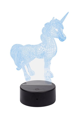 Lampe à poser effet 3D - Noir