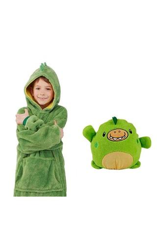 Sweat convertible en peluche extra douce - Vert