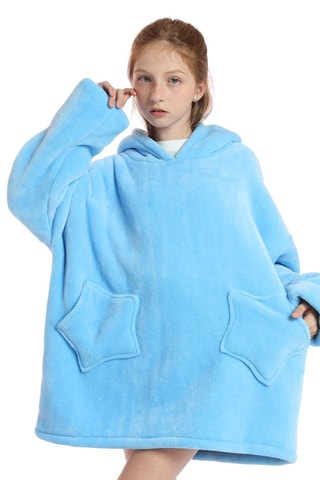 Sweat d'intérieur chouette - Bleu clair