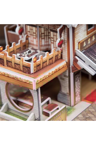 Puzzle 3D World style chine orientale magasin de thé lemin traditionnel - 46 pièces