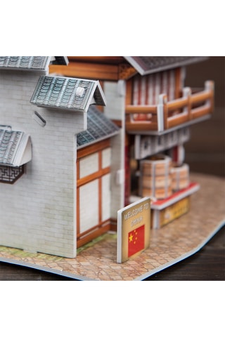 Puzzle 3D World style chine orientale magasin linglong traditionnel - 39 pièces