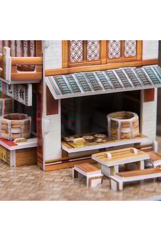 Puzzle 3D World style chine orientale magasin linglong traditionnel - 39 pièces