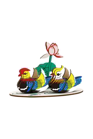 Maquette 3D canards en bois - 27 pièces - Dès 8 ans