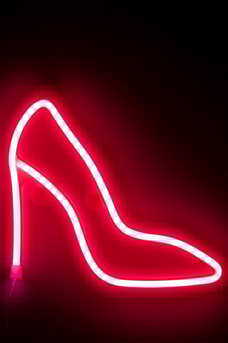 Escarpin LED - Rouge