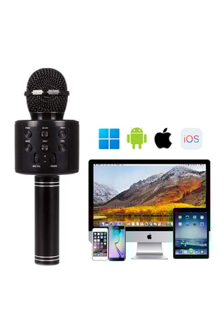 Microphone sans fil multifonctions - Noir