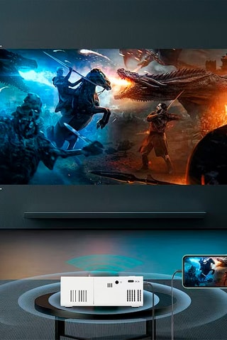 Mini-projecteur LCD 1080p HD - 51 à 153 cm