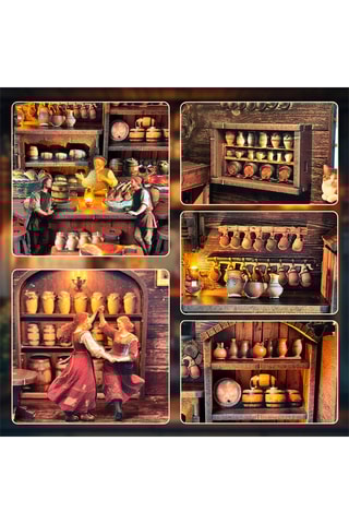 Maquette 3D Coin de lecture en bois - 247 pièces - Dès 8 ans