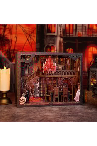 Maquette 3D Coin de lecture en bois - 155 pièces - Dès 8 ans