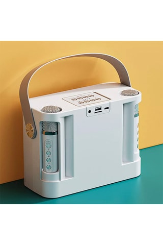 Enceinte sans fil - 10 W - Blanc et gris