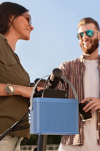 Enceinte sans fil - 10 W - Blanc et gris