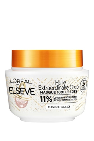 Voedend Haarmasker Huile Extraordinaire - Kokosolie - Fijn en Droog Haar - 310 ml