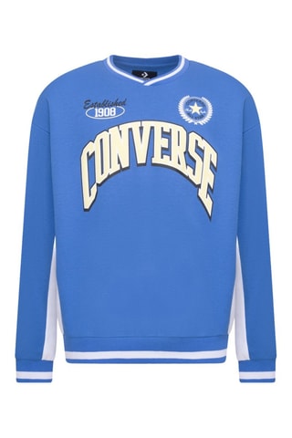 Sweat en coton biologique - Bleu électrique