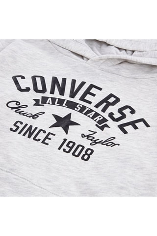 Sweat à capuche et pantalon - Gris chiné et noir