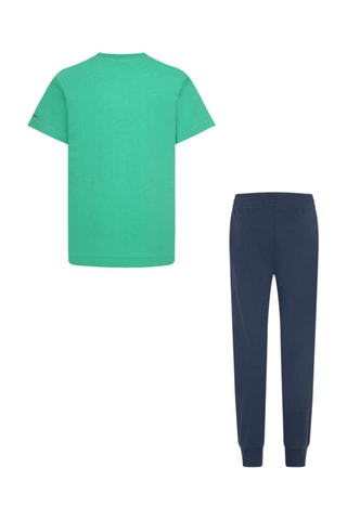 T-shirt et jogging - Vert et bleu marine