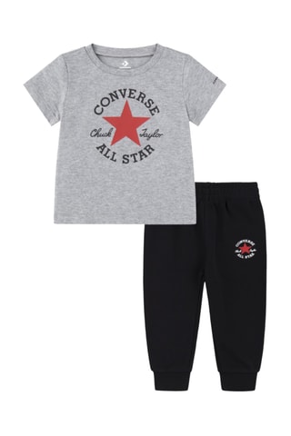 T-shirt et jogging - Gris et noir