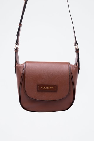 Sac à bandoulière en cuir Domitilla - Marron