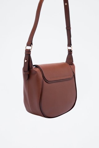 Sac à bandoulière en cuir Domitilla - Marron